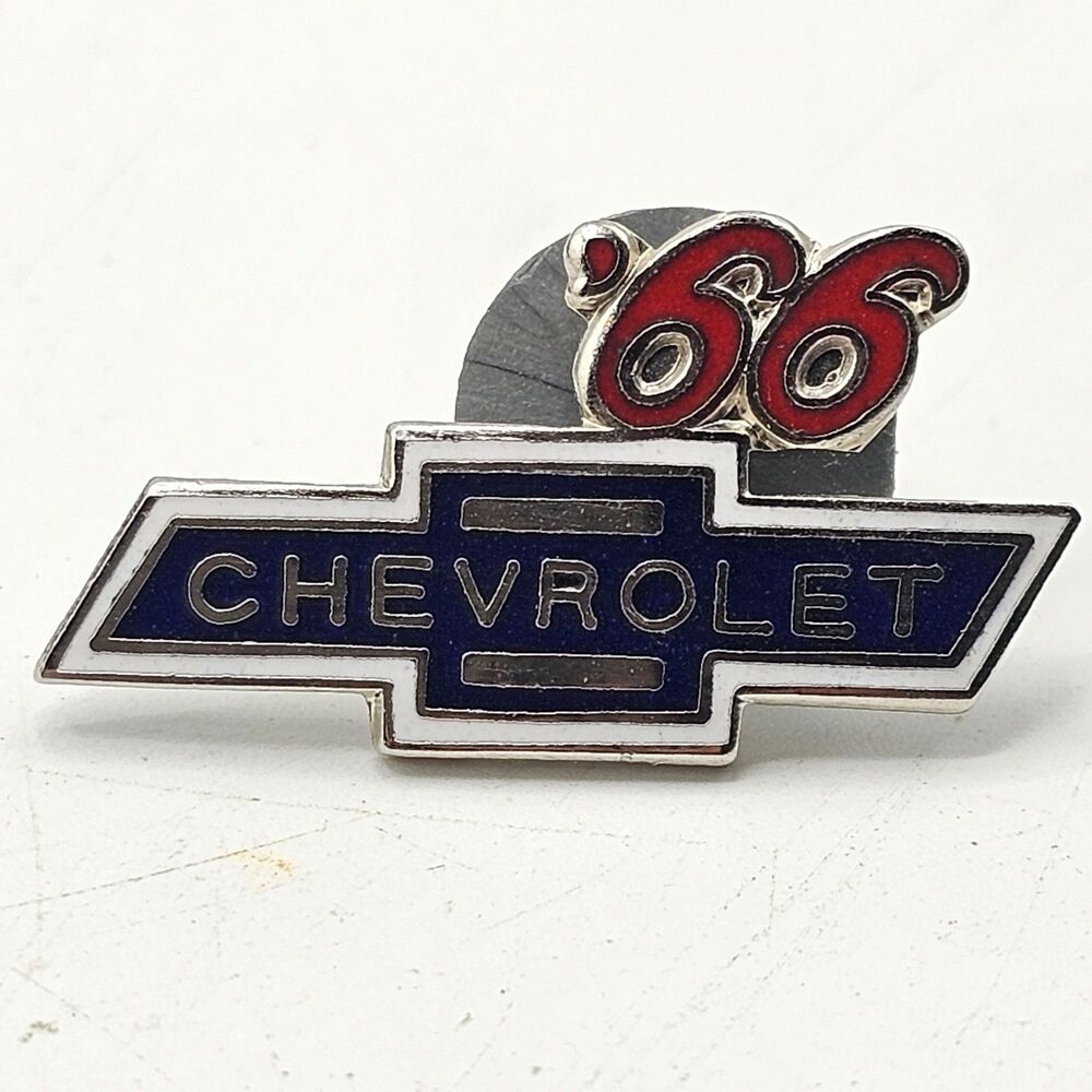 Vintage '66 Chevrolet Enamel Pin Officially Licensed GM Product